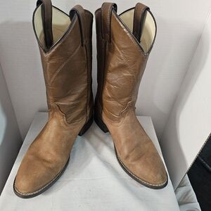 Laredo Brown Roper Boots Size 8M Style 6923